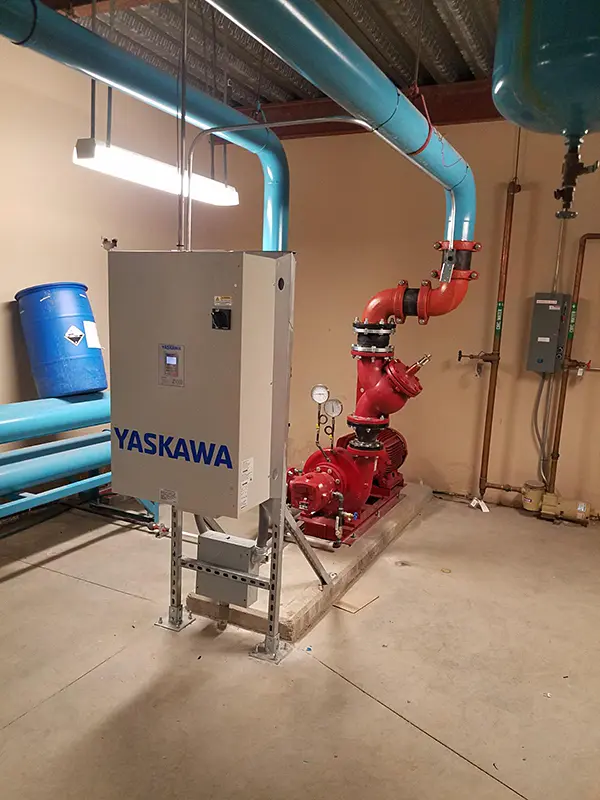 US Bank pump system installation